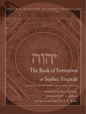 cover image of Book of Formation or Sepher Yetzirah
